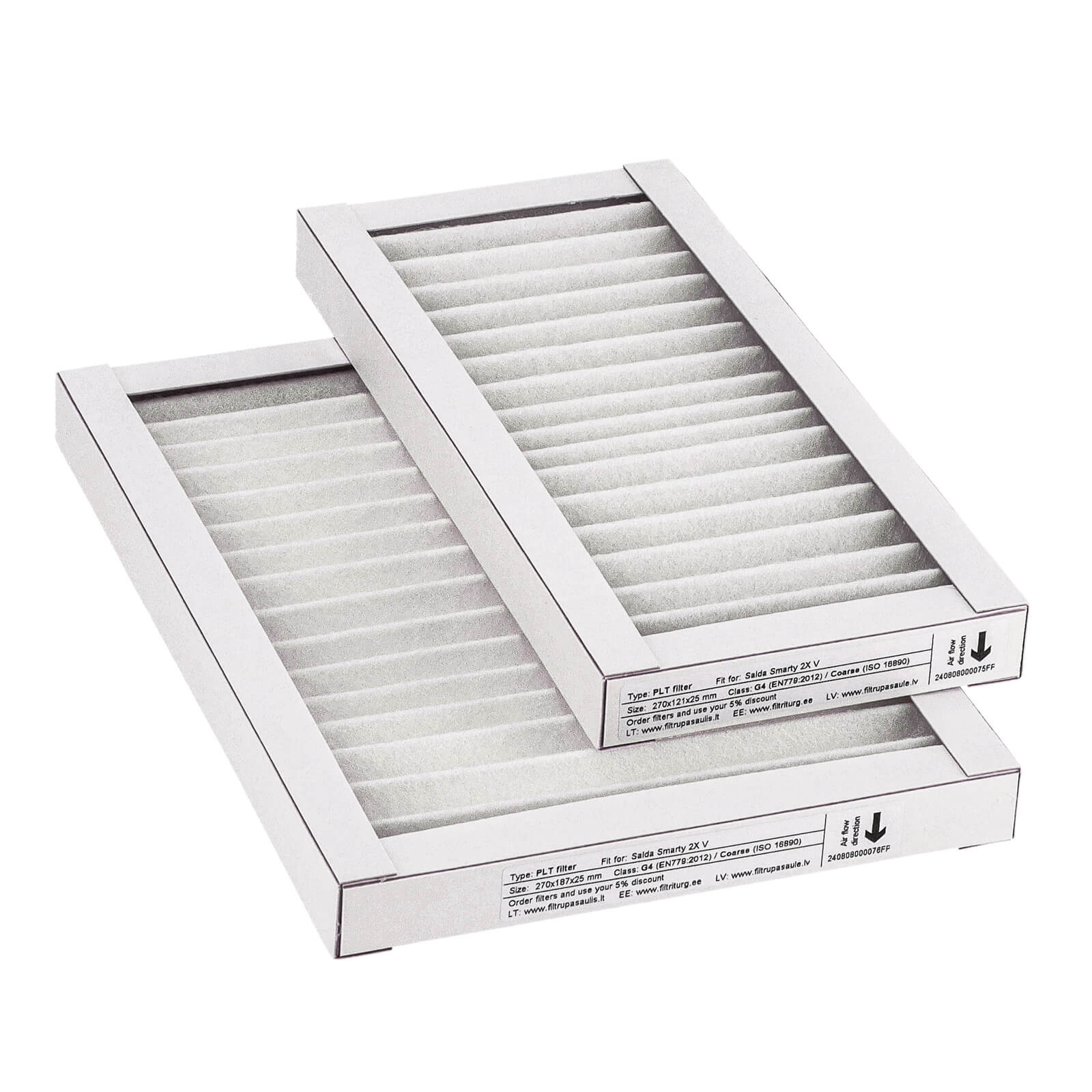 Salda Smarty 2X V filter set G4+G4 (house brand)