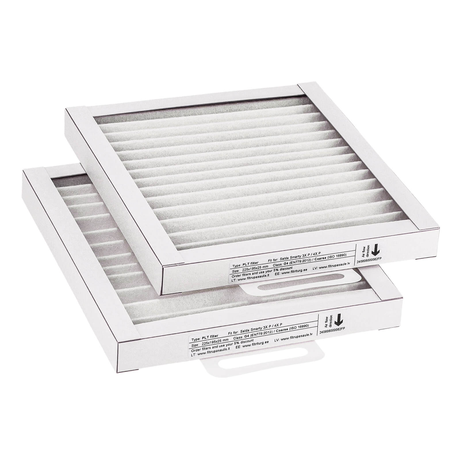 Salda Smarty 3X P / 4X P filter set G4+G4 (house brand)
