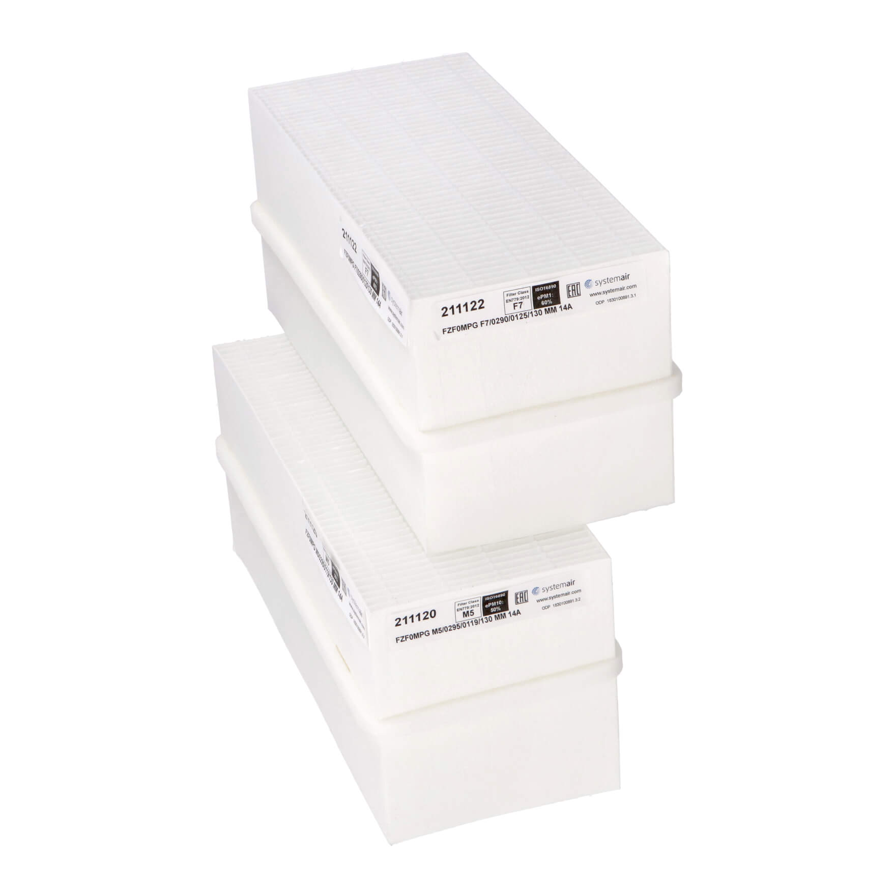 Systemair Save VTR 150 (PF) filter set M5+F7 (original)